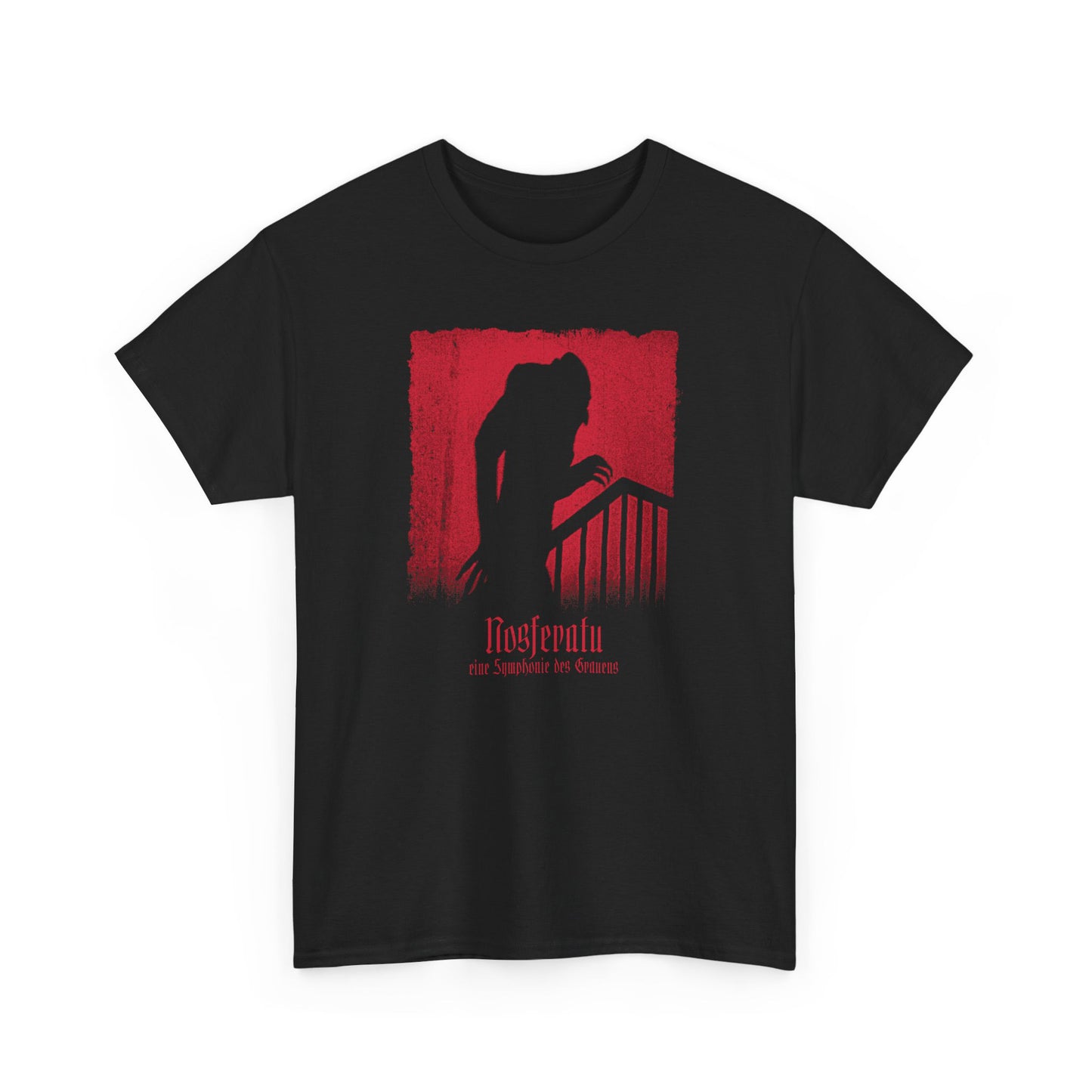 Unisex triko Nosferatu 1922 v červené