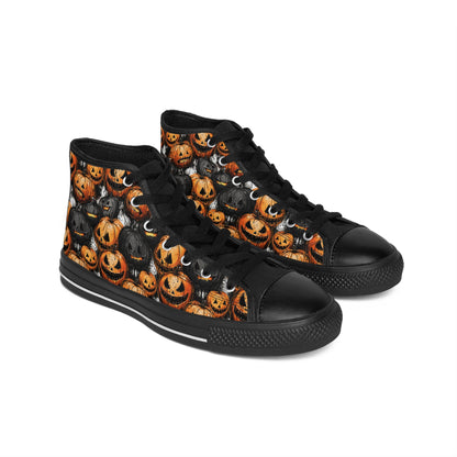 Classic sneakers Spooky Halloween Pumpkin Time - Frogos Design