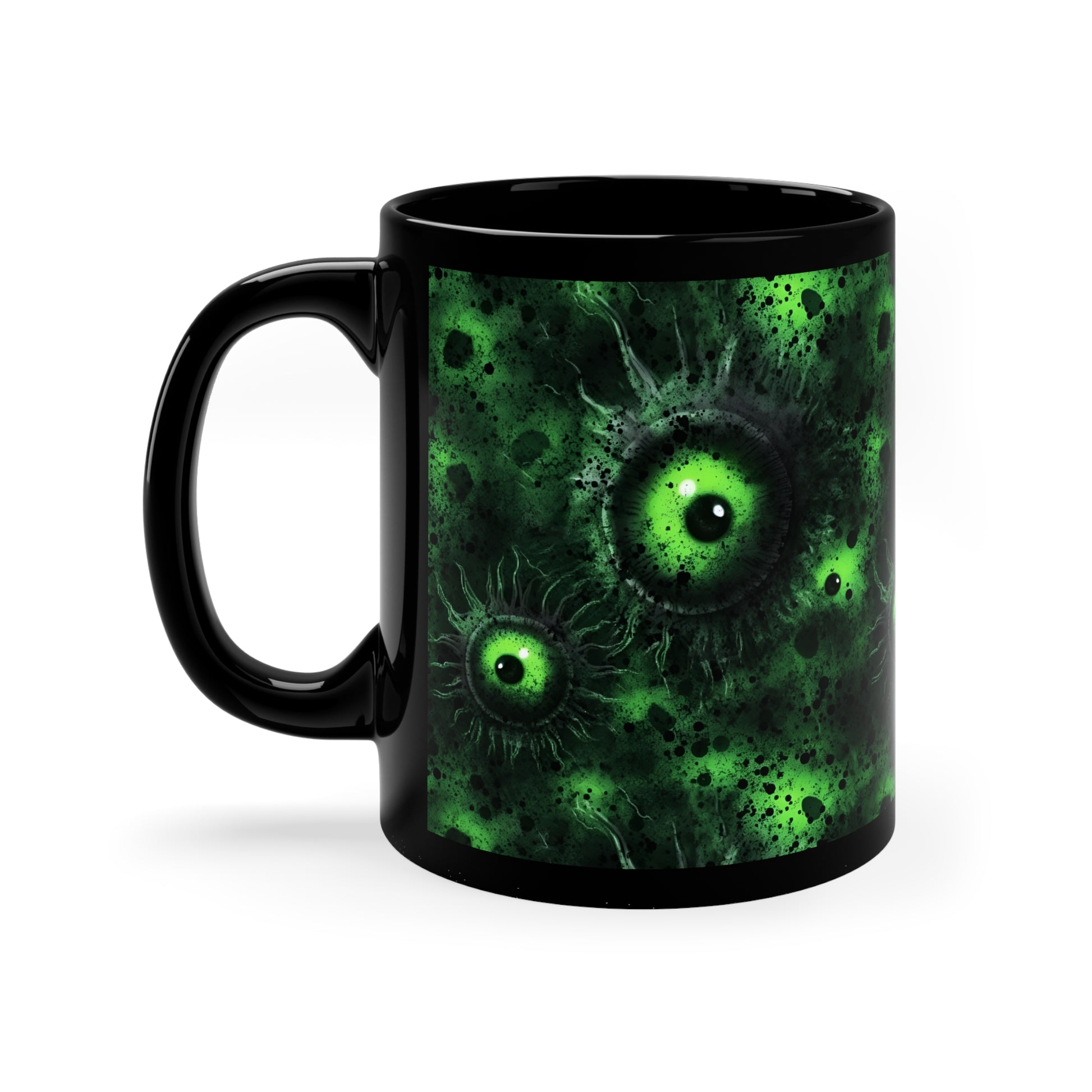 Mug Greeny Lurking Eyes - Frogos Design