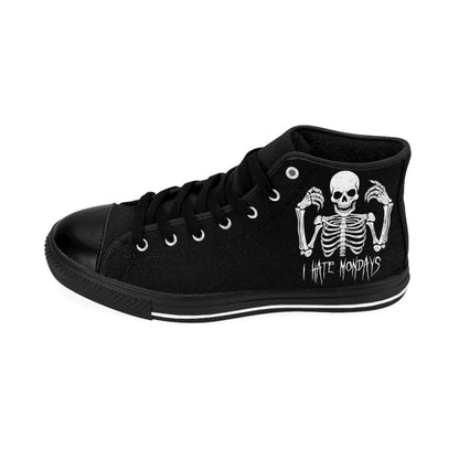 Classic Sneakers Skelly hates Mondays - Frogos Design