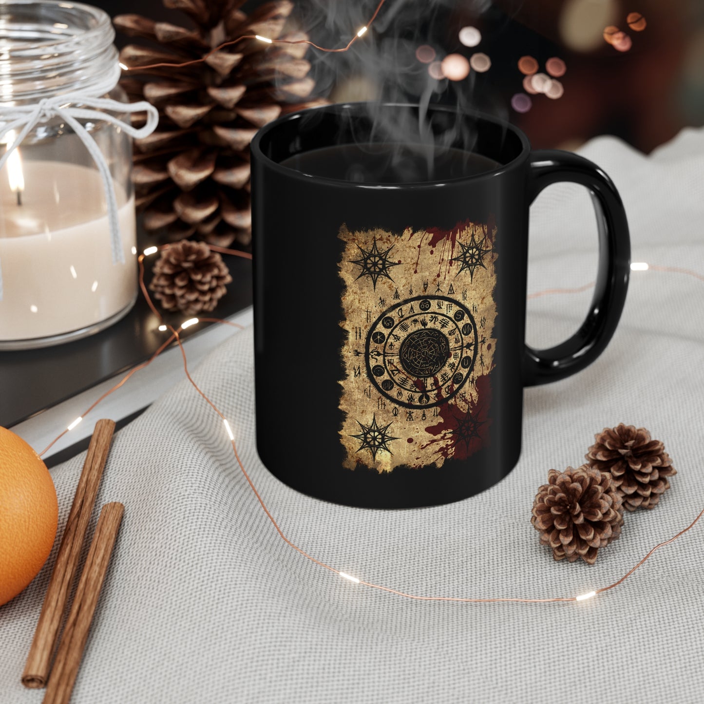 Mug Scroll of Dark Arts Circle - Frogos Design