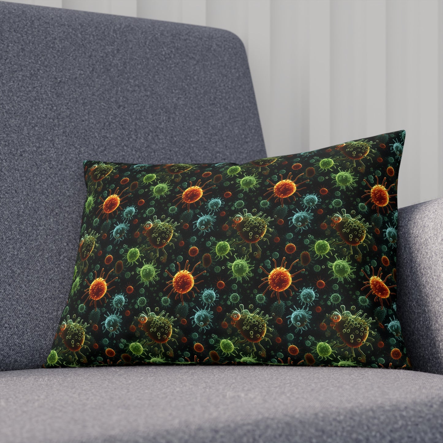 Cushions Green Bacteria - Frogos Design