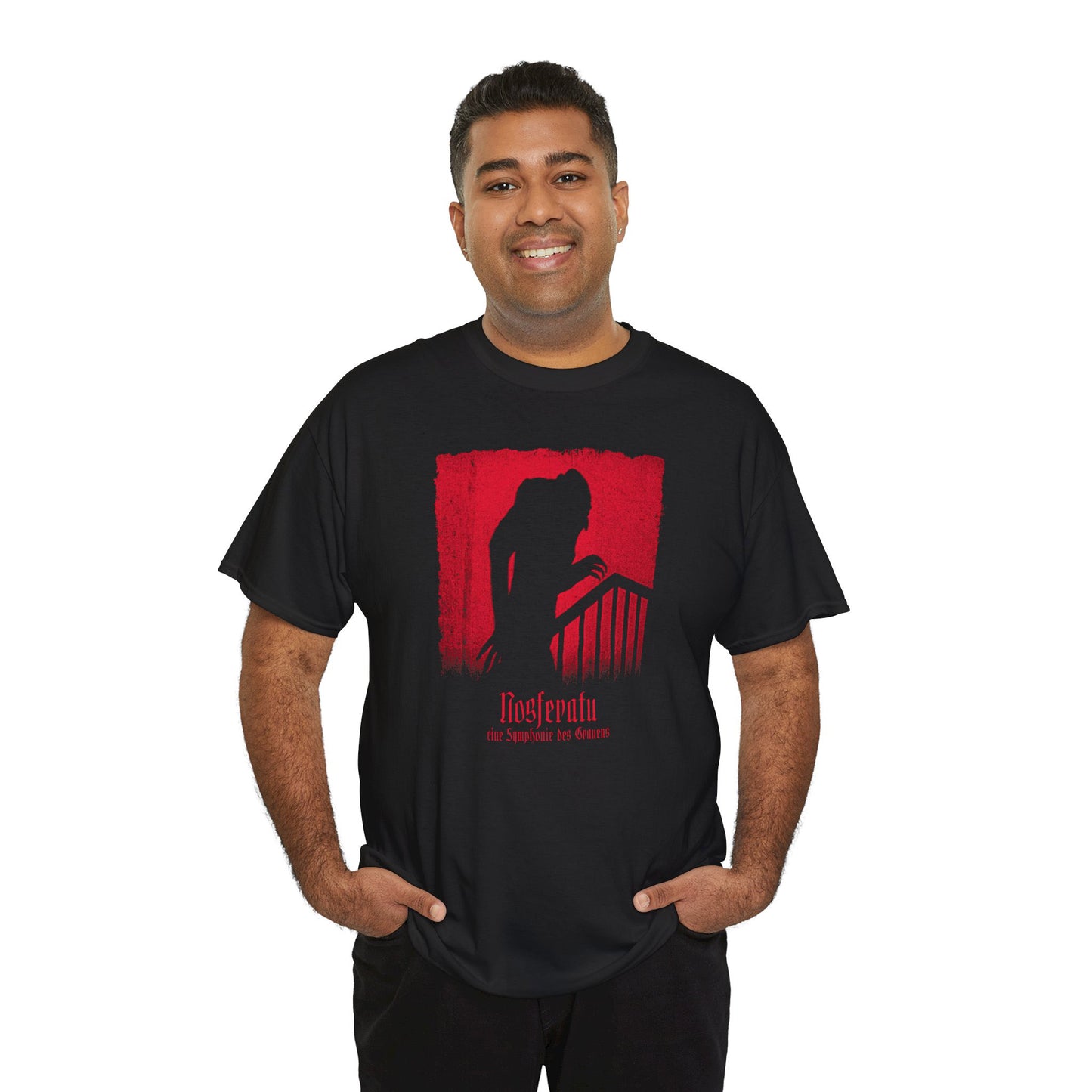 Unisex triko Nosferatu 1922 v červené