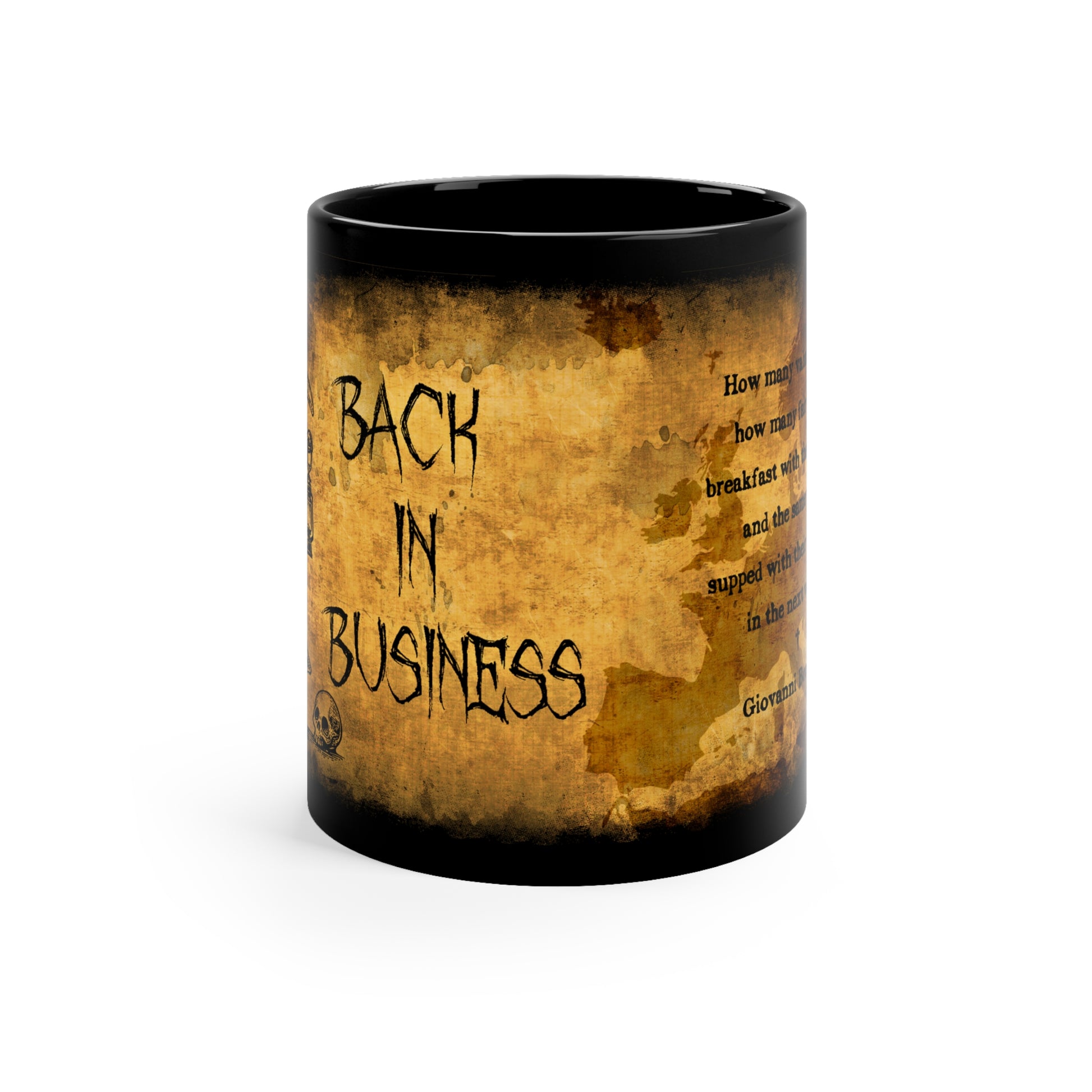 Mug Back in Business in Beige - Frogos Design