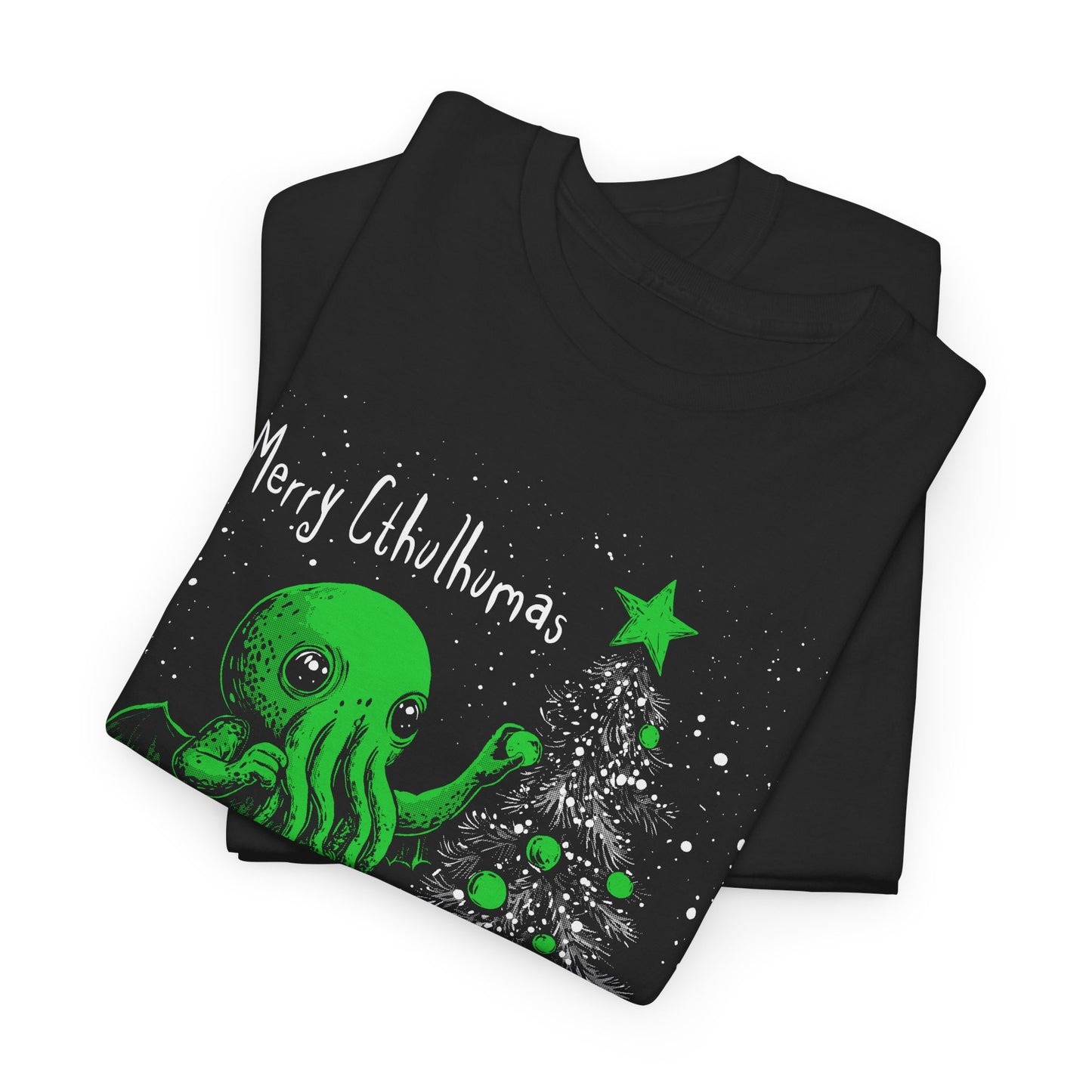 Unisex tričko Veselé Cthulhuvánoce