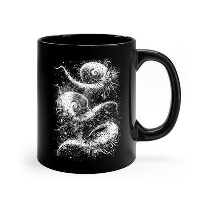 Mug Cosmic Worms in White - Frogos Design