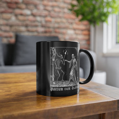 Hrnek Pactum cum Diabolo v bílé