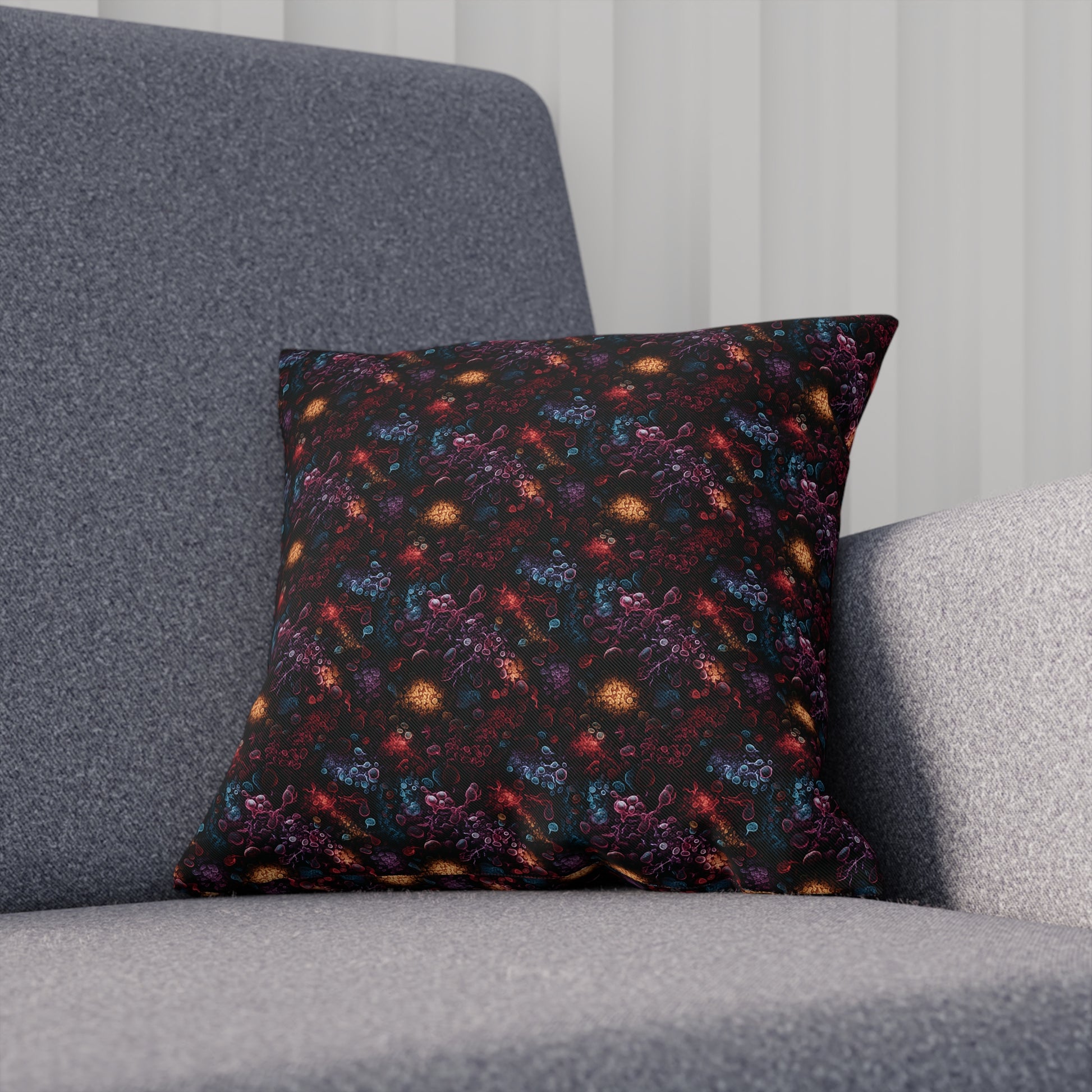 Cushions Dark Colors Bacteria - Frogos Design