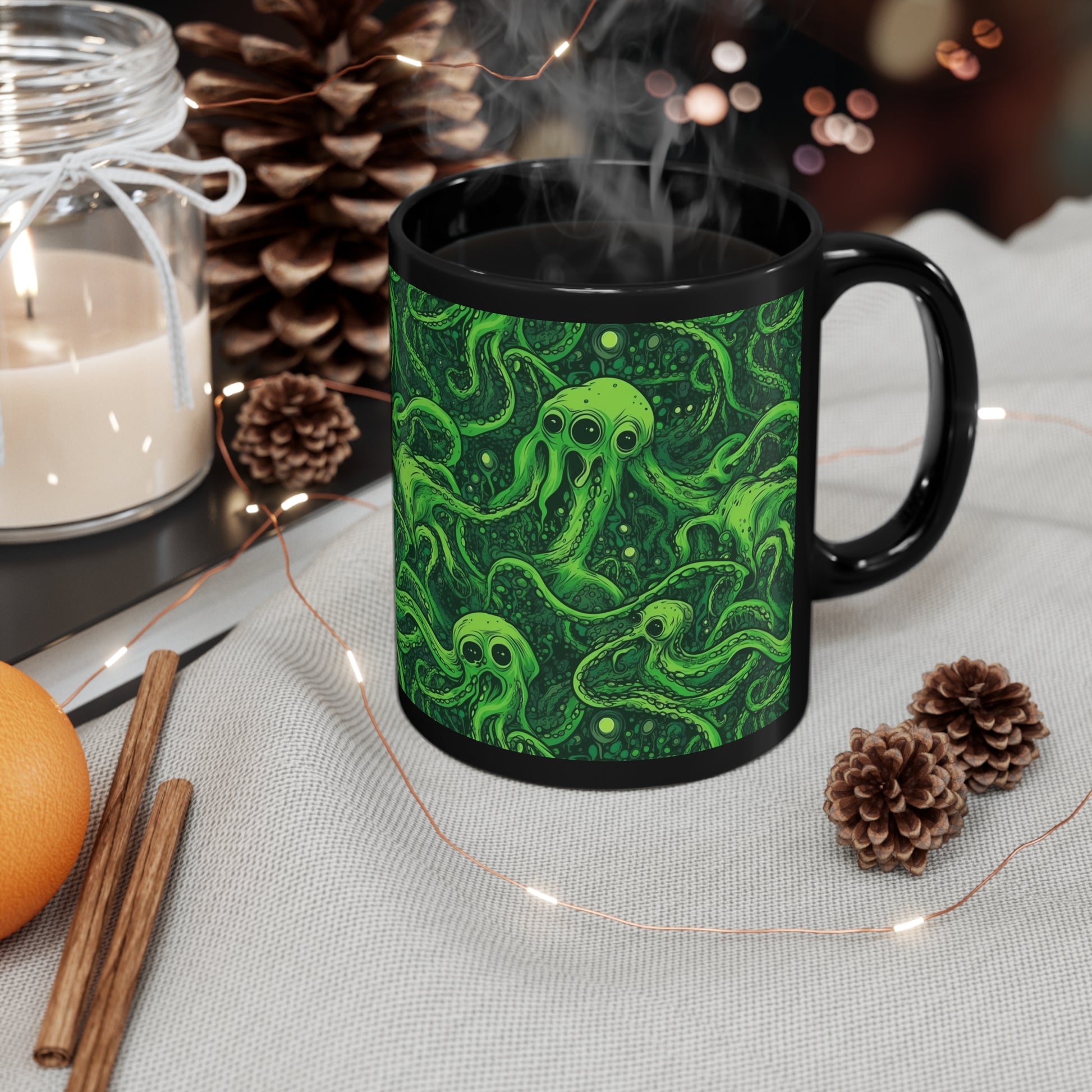 Mug Greeny Tentacles Horror - Frogos Design