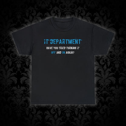 Unisex IT T-shirt for IT support in Blue - Frogos Design