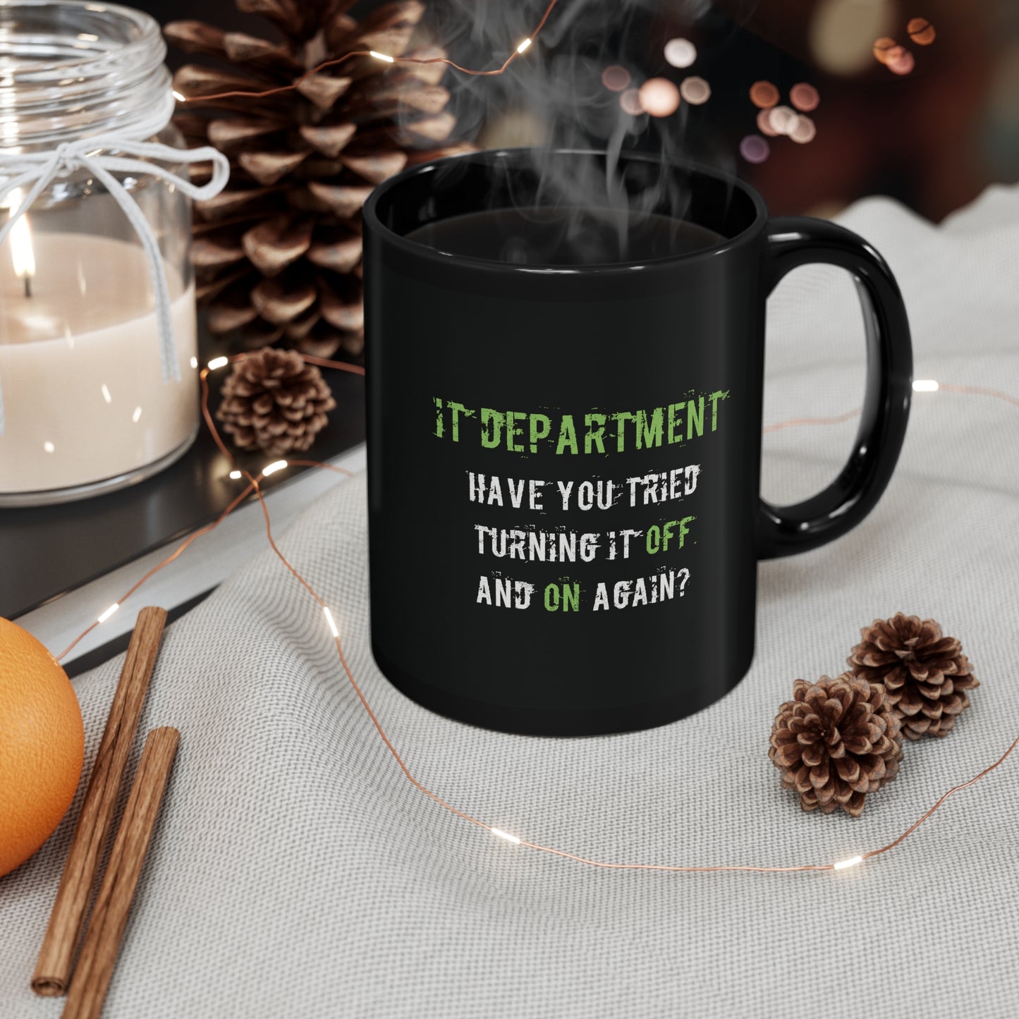 Mug IT Support in Green - Frogos Design