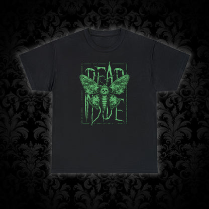 Unisex T-shirt Dead Inside in Green - Frogos Design