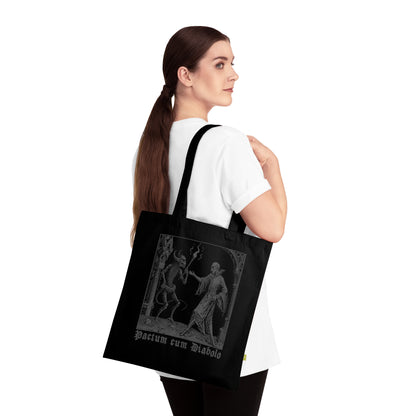 Tote Bag Pactum cum Diabolo v béžové