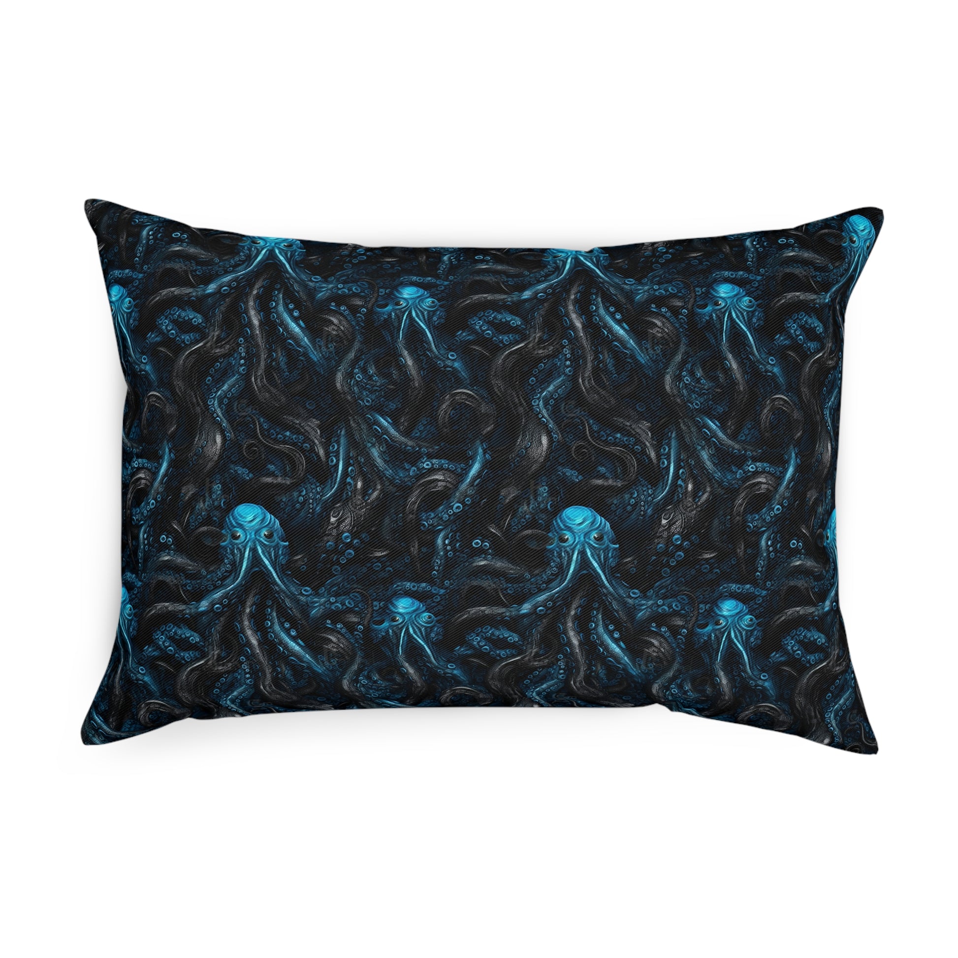 Cushions Blue Tentacles Horror - Frogos Design