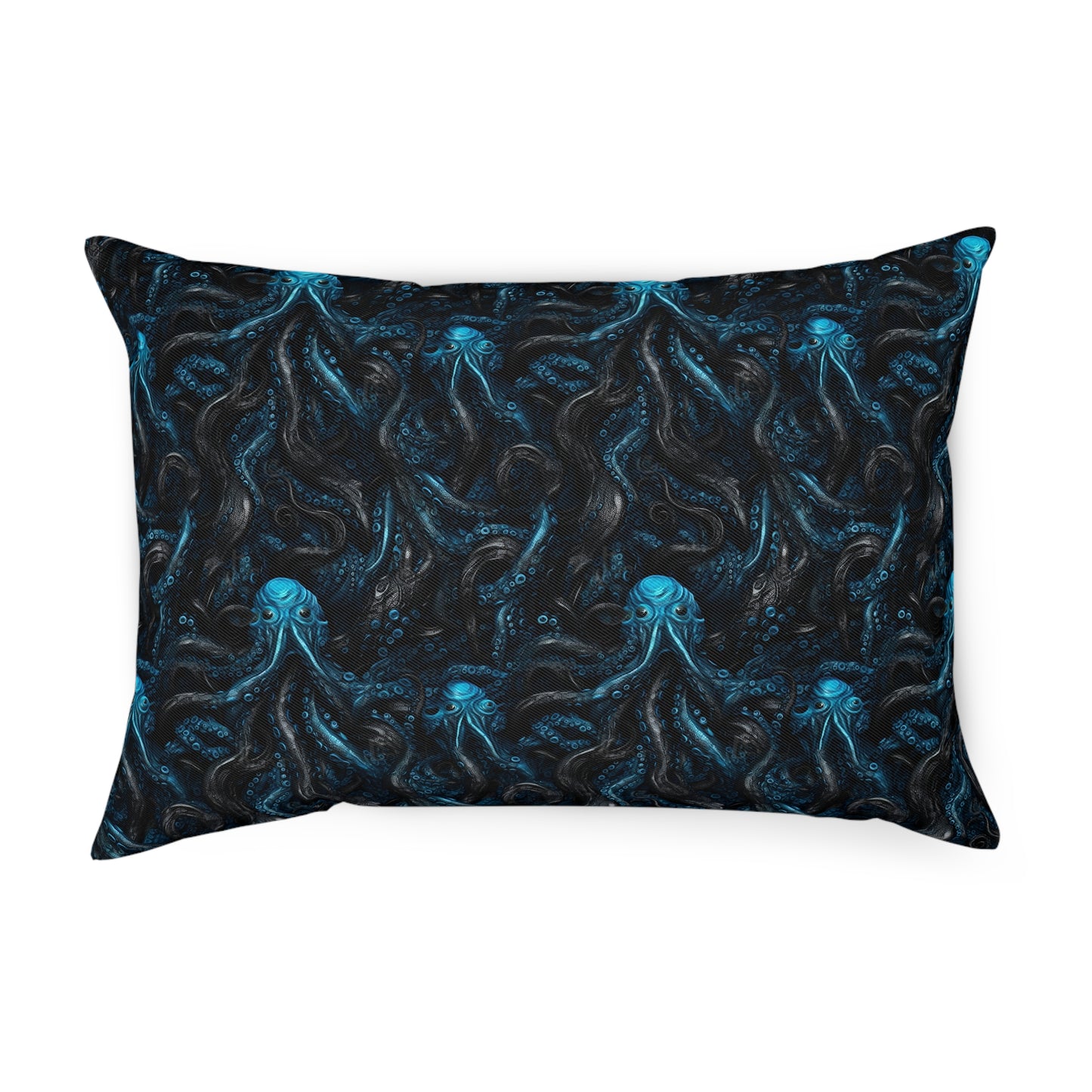 Cushions Blue Tentacles Horror - Frogos Design