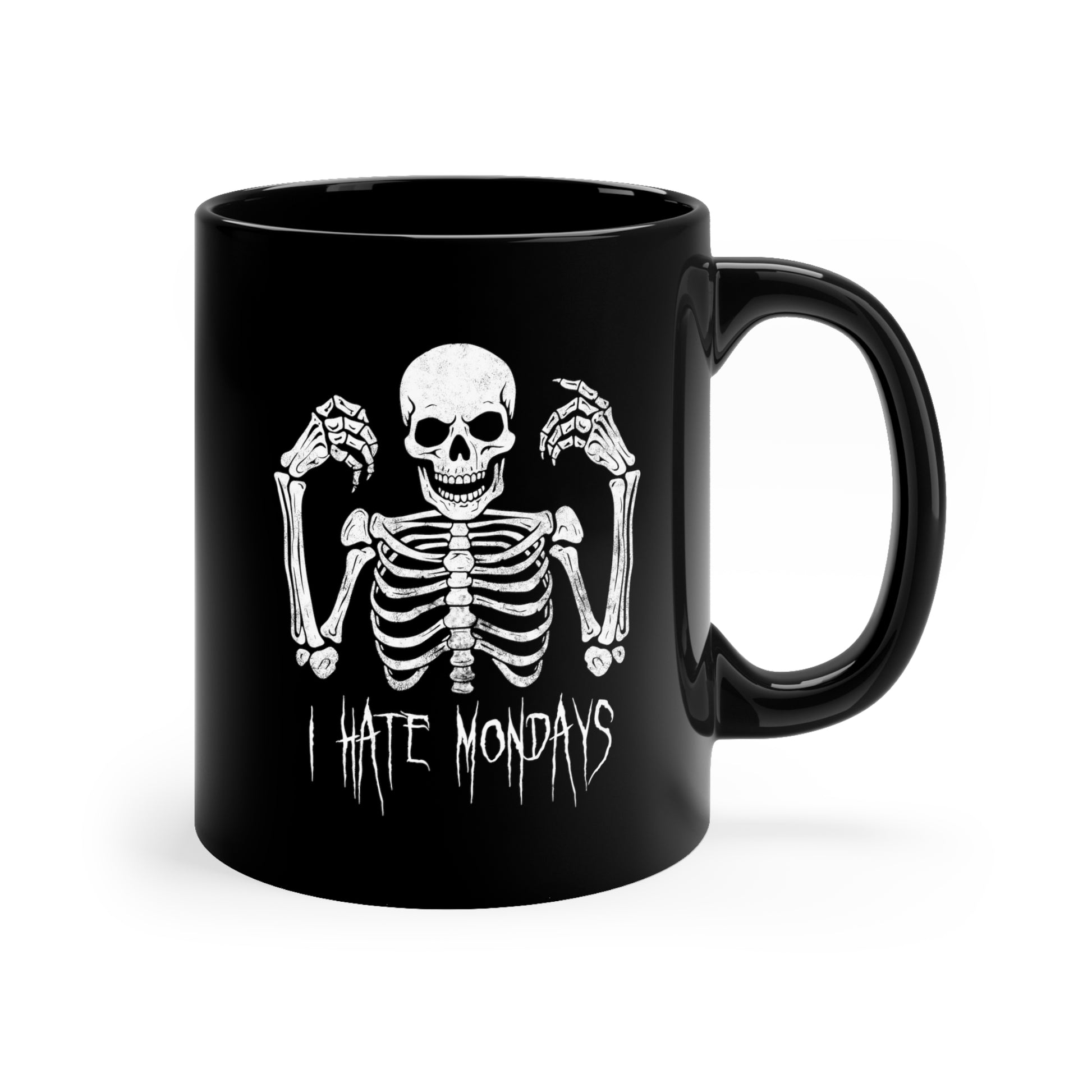 Mug Skelly Hates Mondays - Frogos Design