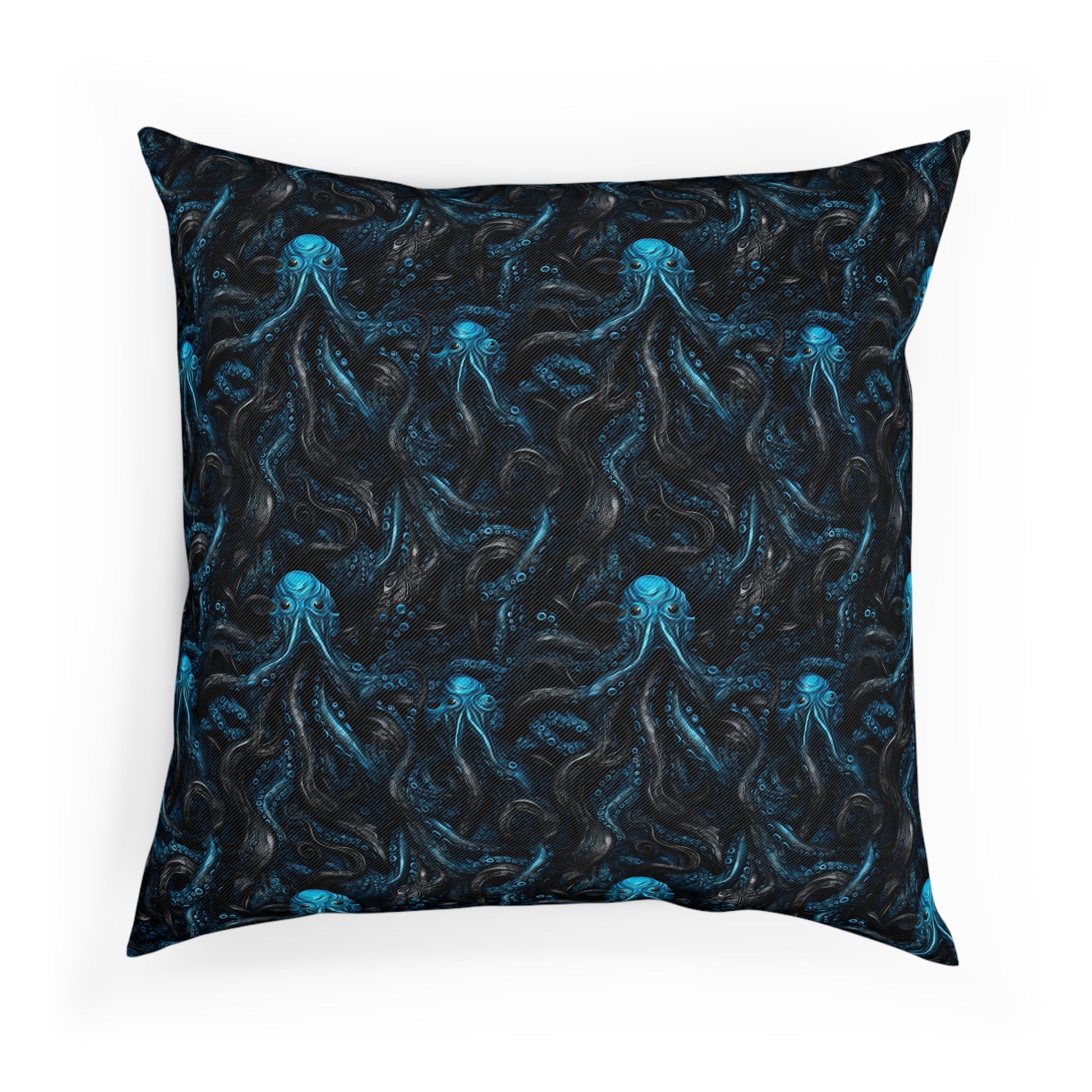 Cushions Blue Tentacles Horror - Frogos Design