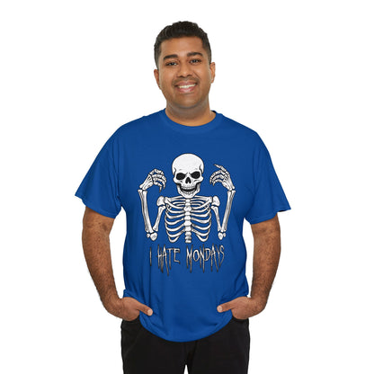 Unisex T-shirt Skelly hates Mondays - Frogos Design