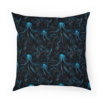 Cushions Blue Tentacles Horror - Frogos Design