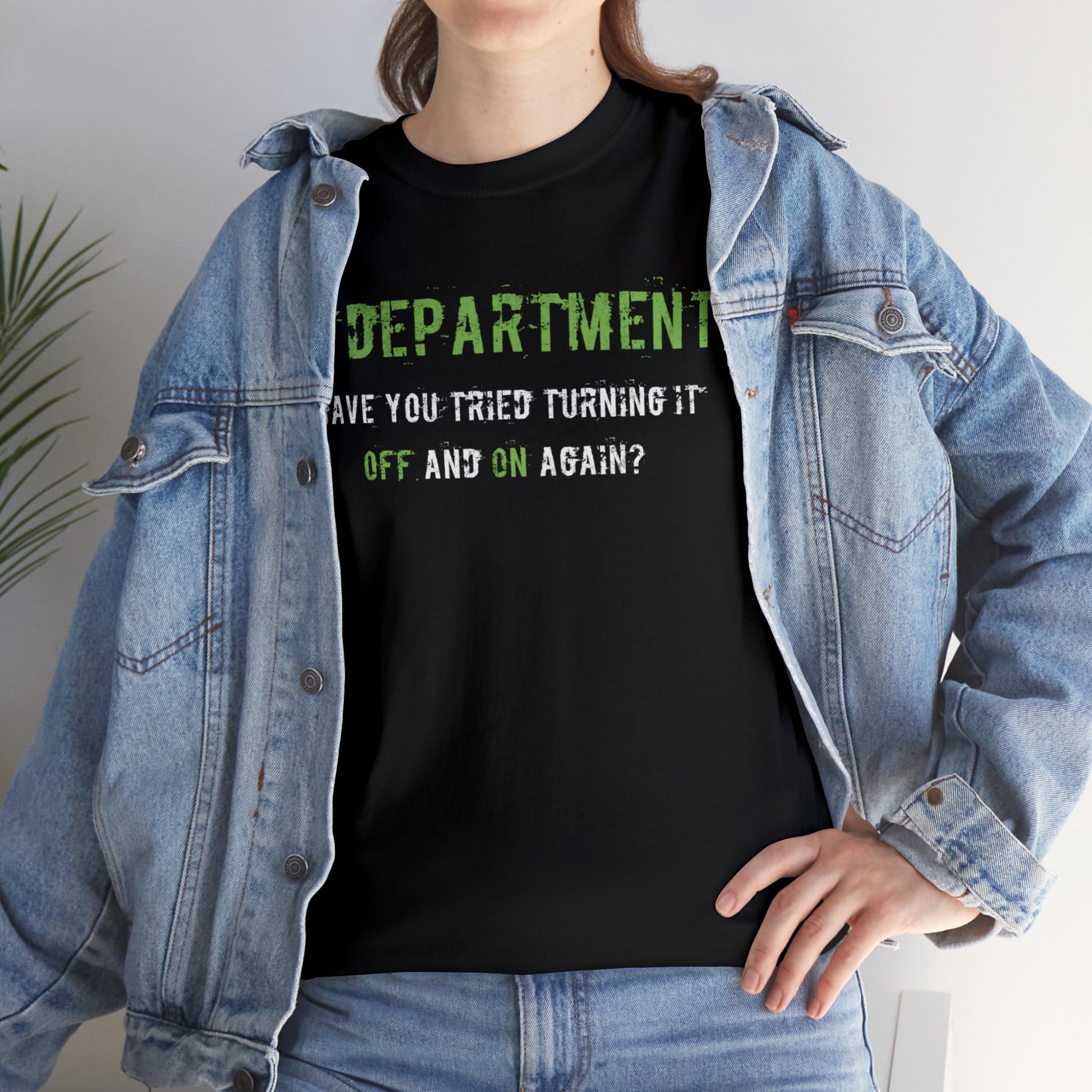 Unisex IT T-shirt for IT support in Green - Frogos Design