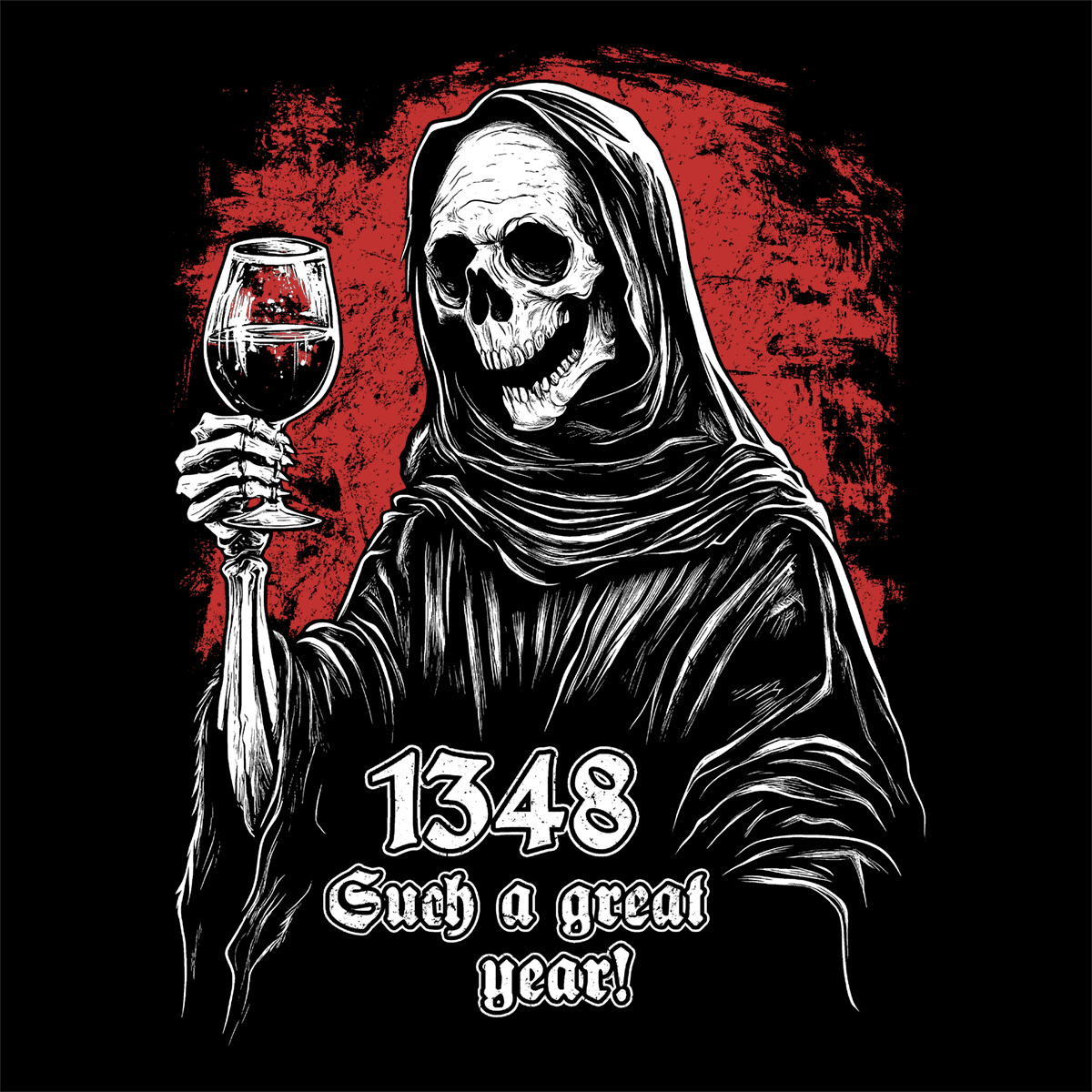 Women's T-shirt Grim Reaper 1348 Such a great year