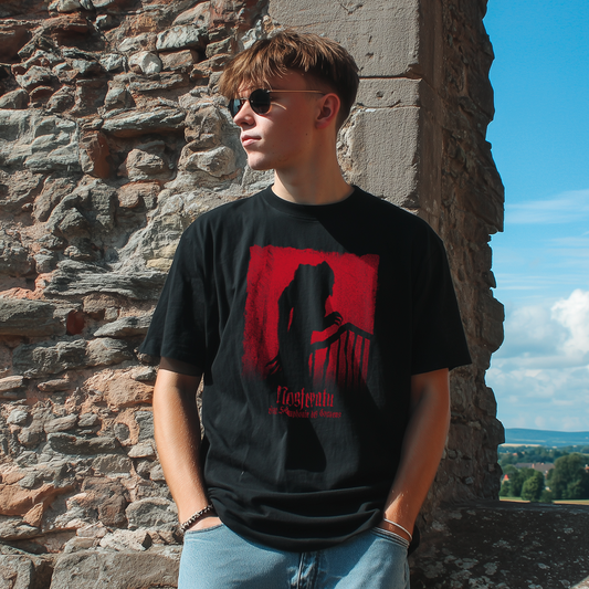 Unisex triko Nosferatu 1922 v červené