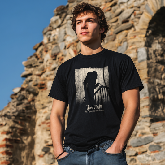 Unisex triko Nosferatu 1922 v bílé