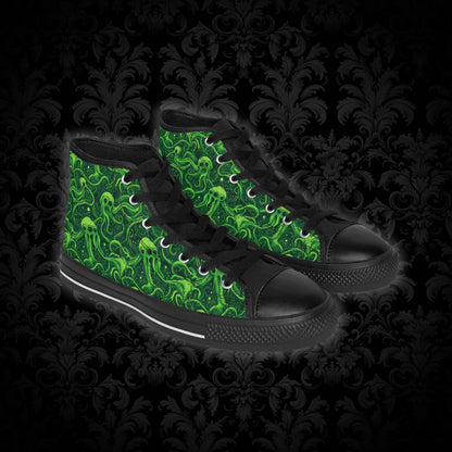 Classic sneakers Greeny tentacles horror - Frogos Design