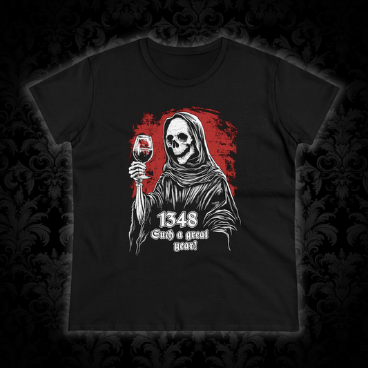 Women's T-shirt Grim Reaper 1348 Such a great year