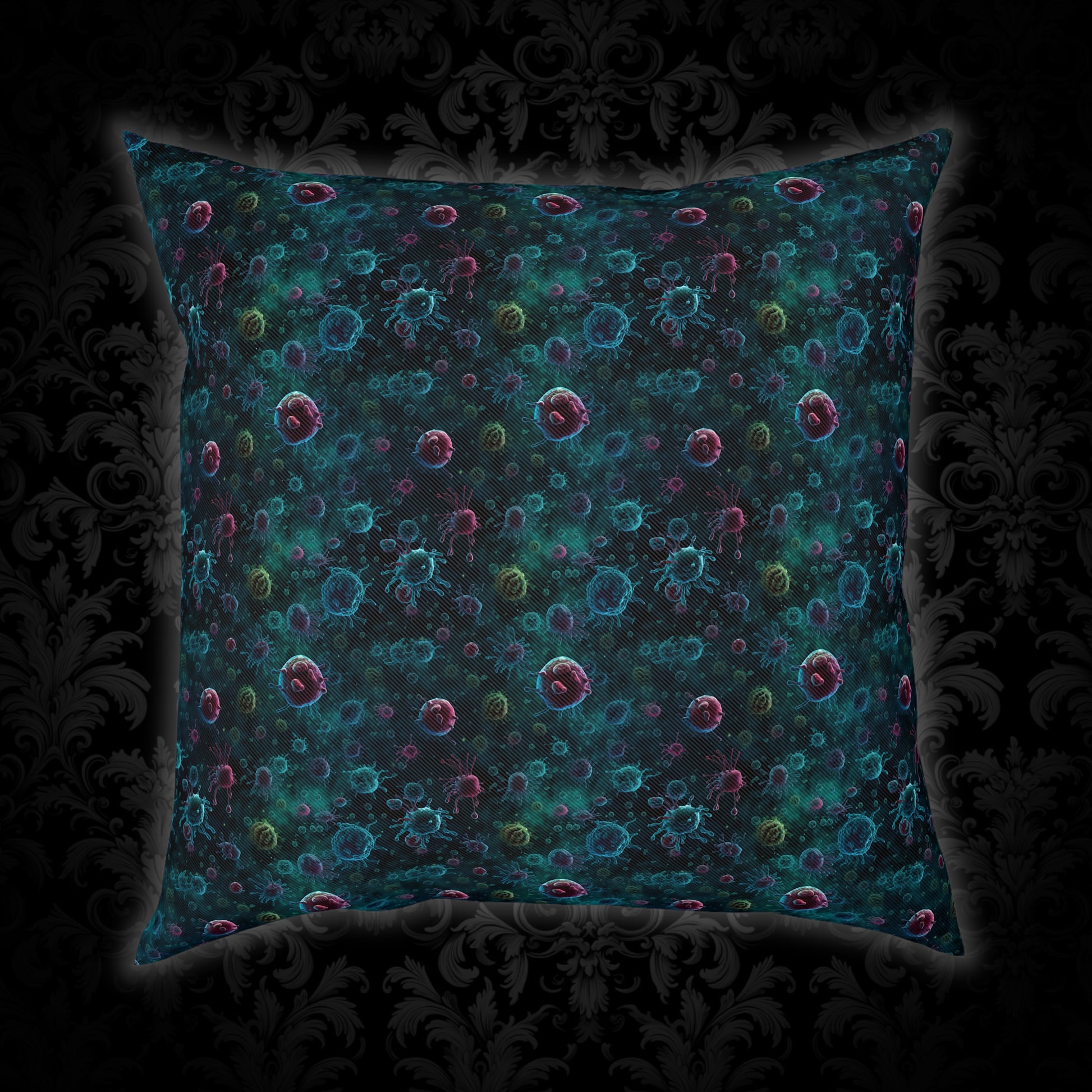 Cushions Blue Bacteria - Frogos Design