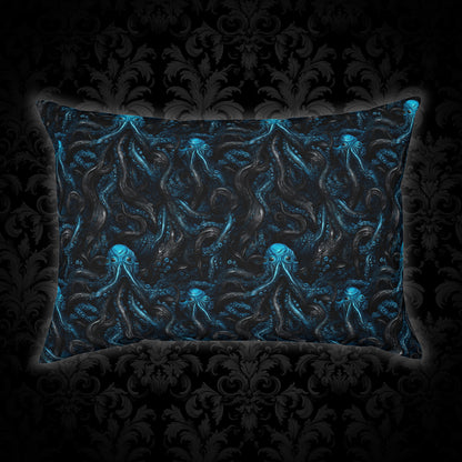 Cushions Blue Tentacles Horror - Frogos Design