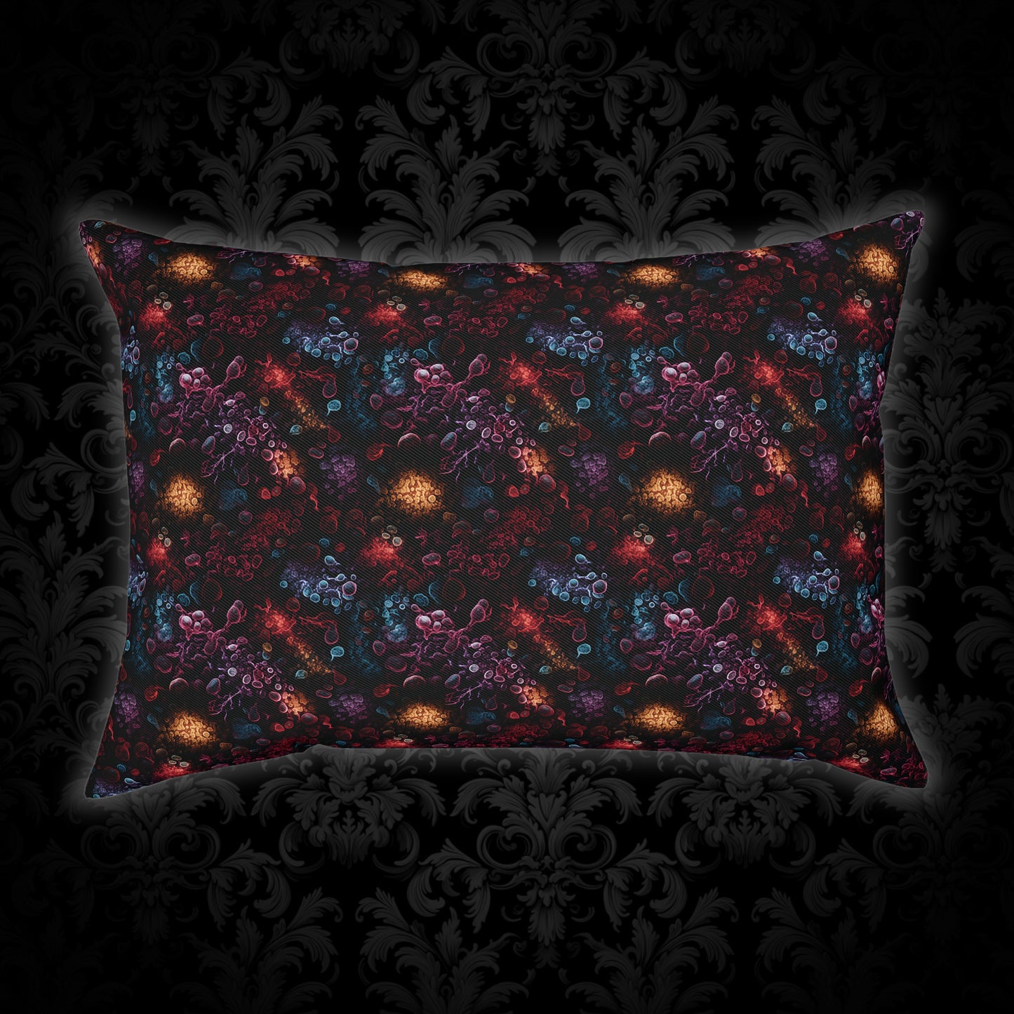 Cushions Dark Colors Bacteria - Frogos Design