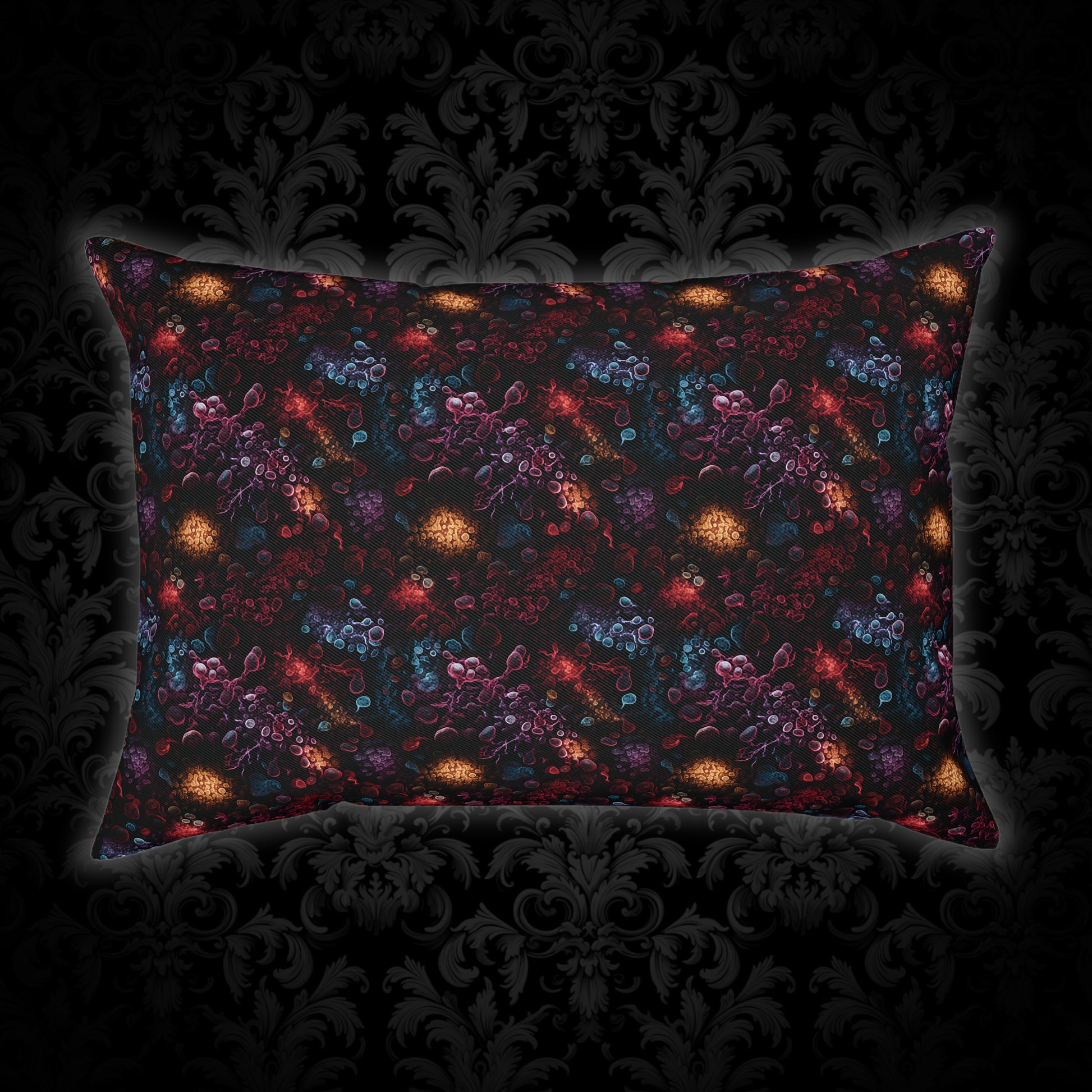 Cushions Dark Colors Bacteria - Frogos Design