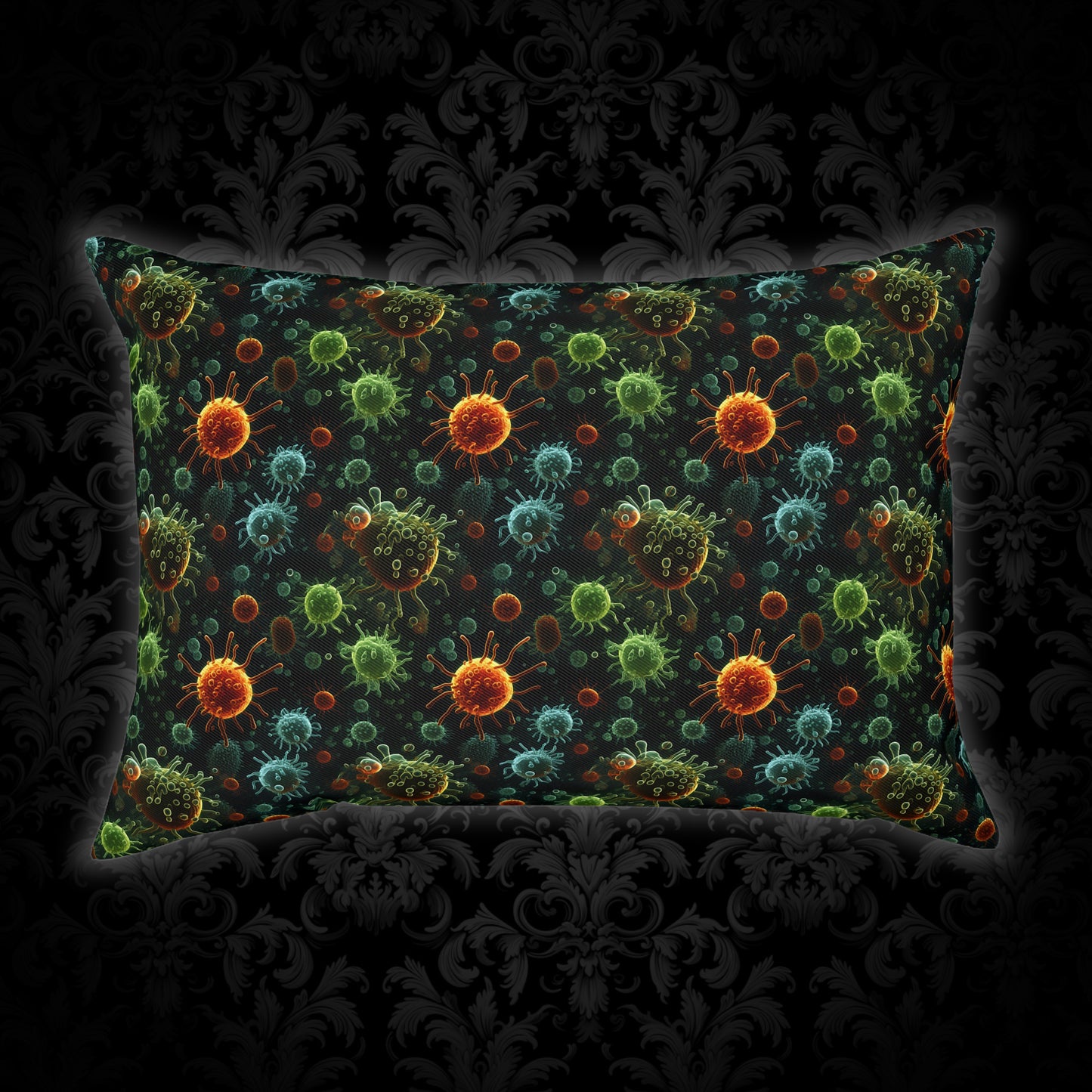 Cushions Green Bacteria - Frogos Design