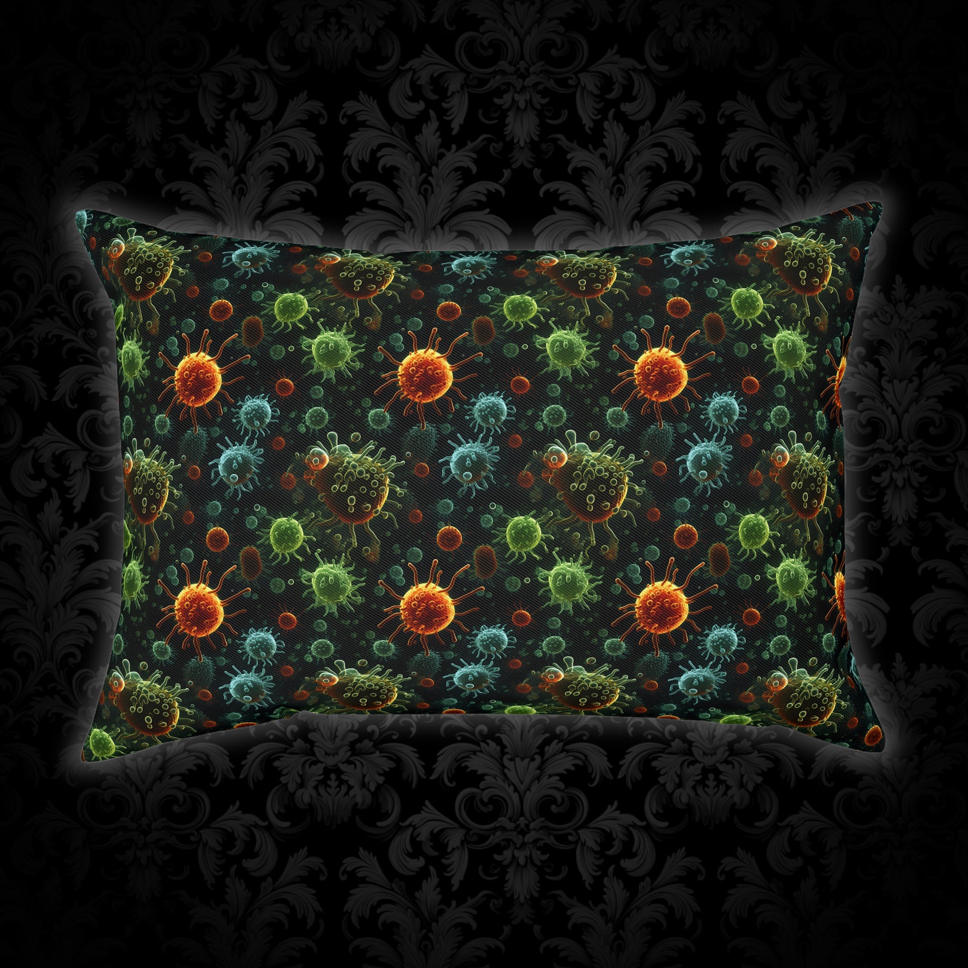 Cushions Green Bacteria - Frogos Design