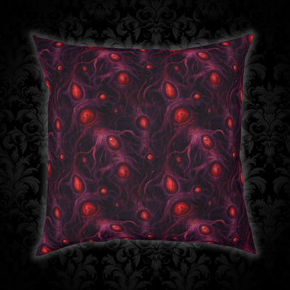 Cushions Horror Eyes of Purple Void - Frogos Design