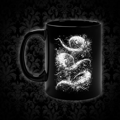 Mug Cosmic Worms in White - Frogos Design