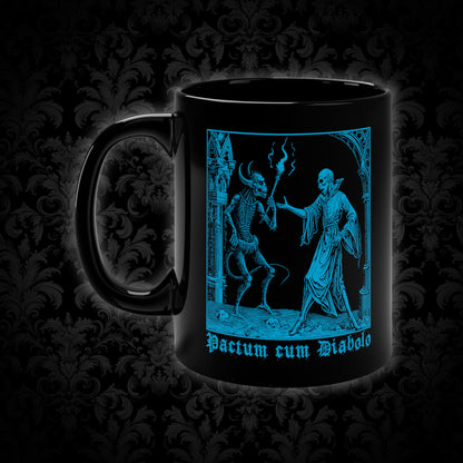 Mug Pactum cum Diabolo in Blue - Frogos Design