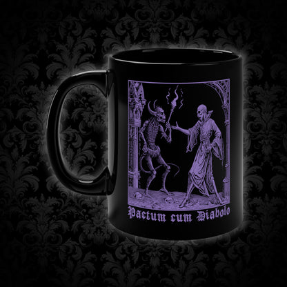 Mug Pactum cum Diabolo in Purple - Frogos Design