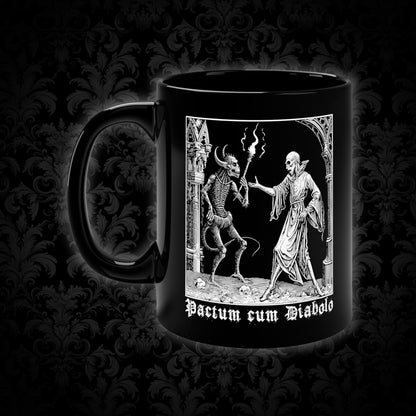 Mug Pactum cum Diabolo in White - Frogos Design