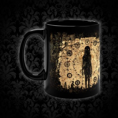 Mug Evil is Here in Beige - Frogos Design