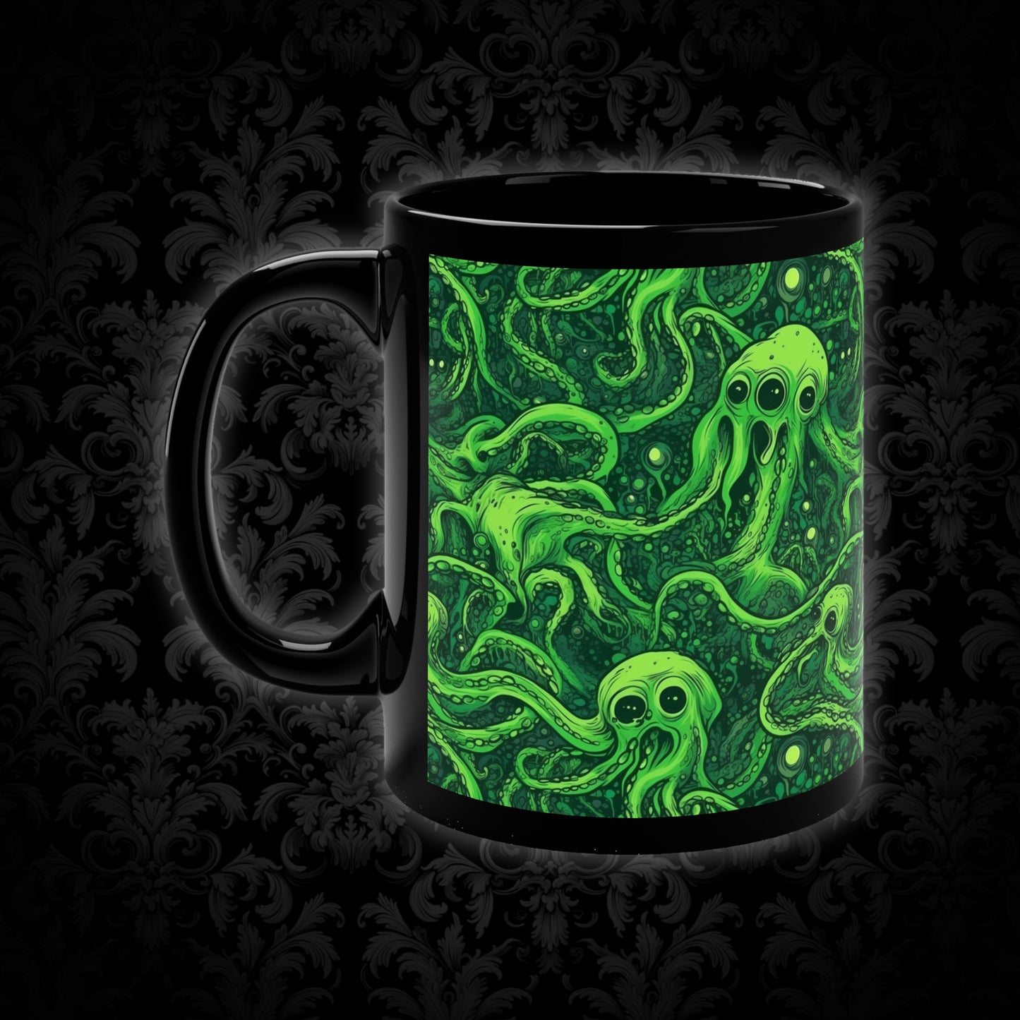 Mug Greeny Tentacles Horror - Frogos Design