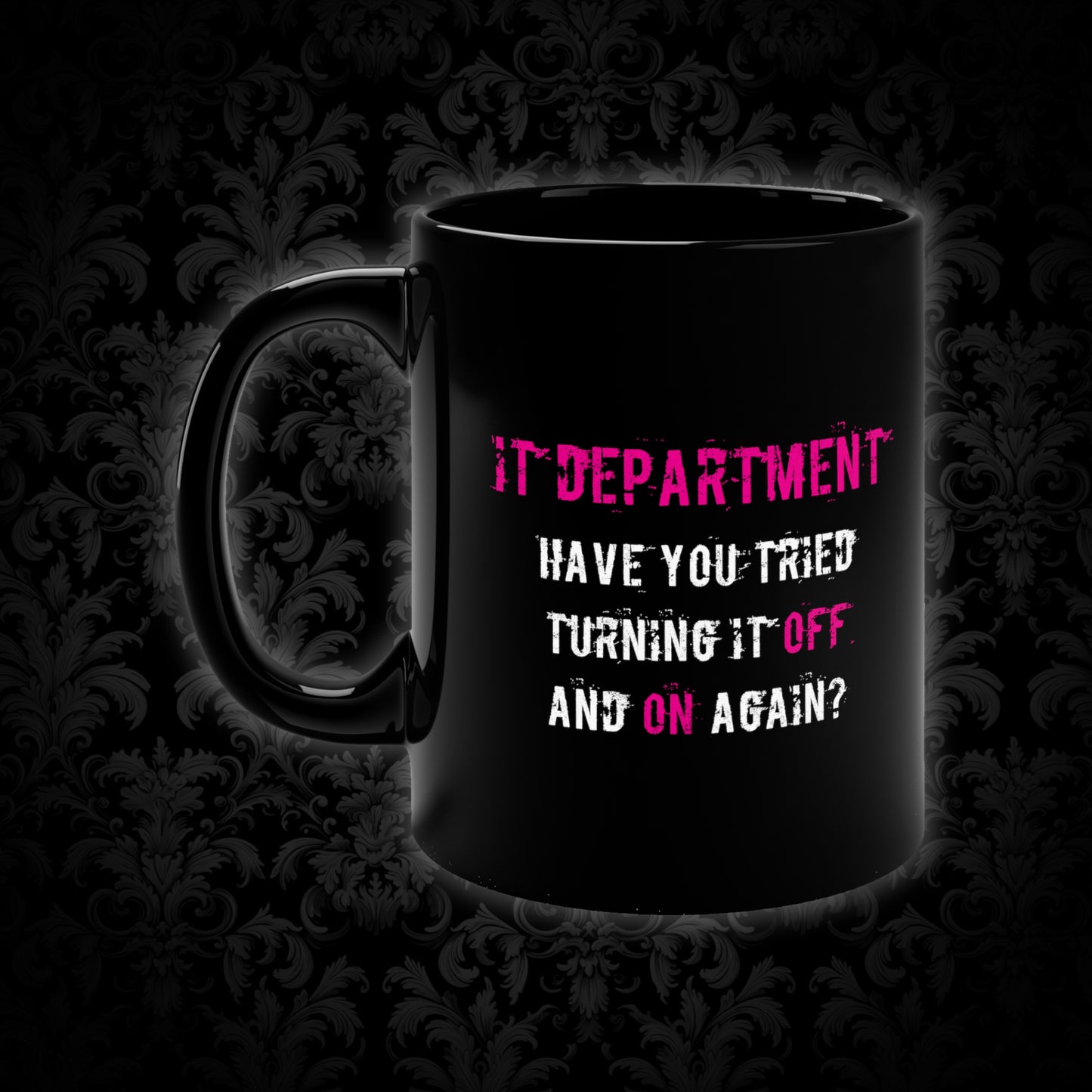 Mug IT Support in Pink - Frogos Design