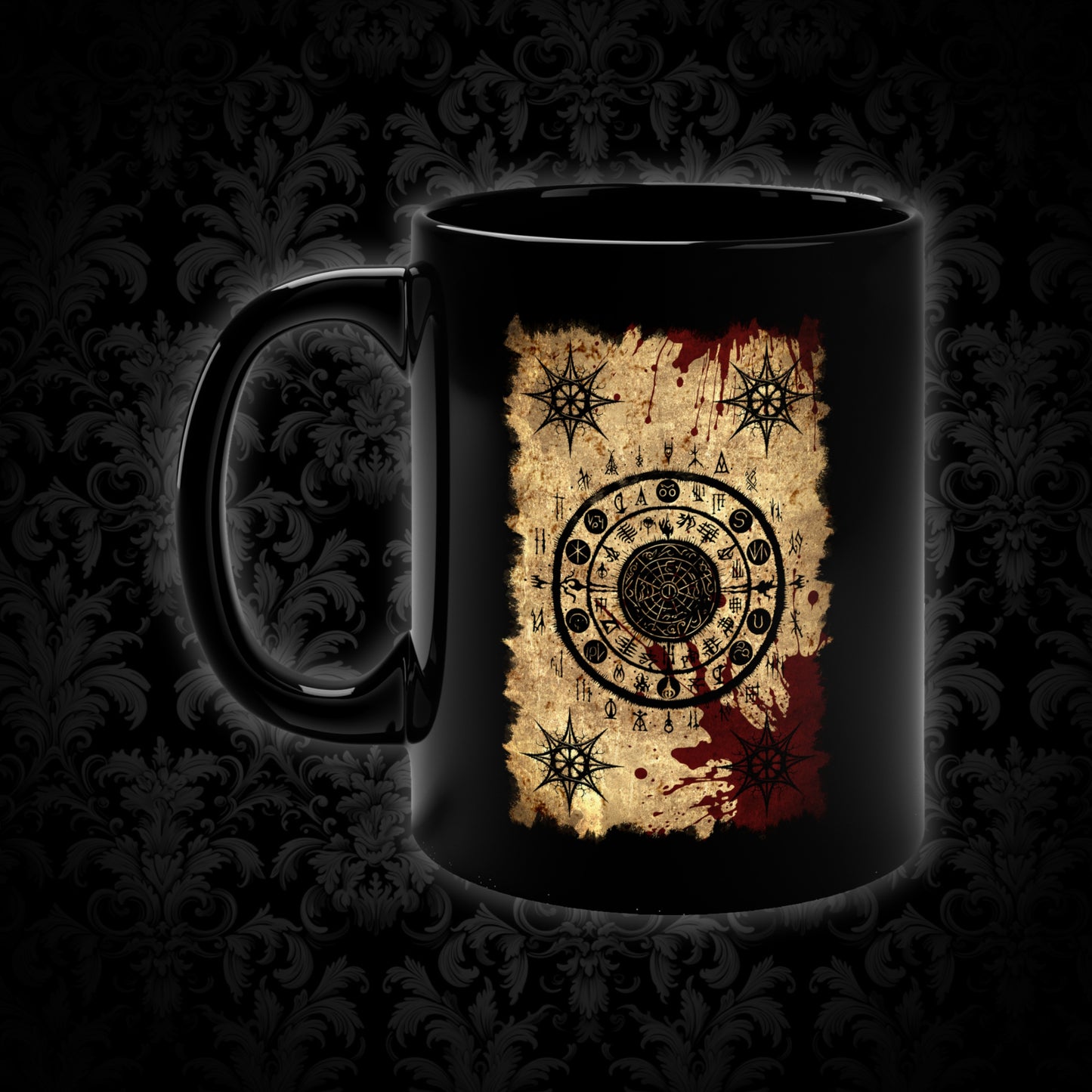 Mug Scroll of Dark Arts Circle - Frogos Design