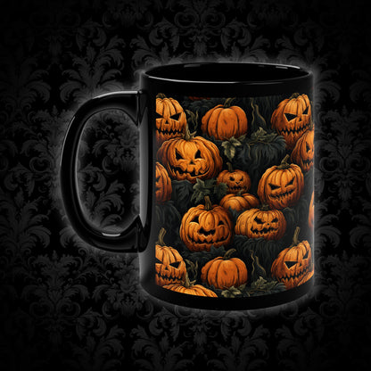 Mug Spooky Halloween pumpkins - Frogos Design