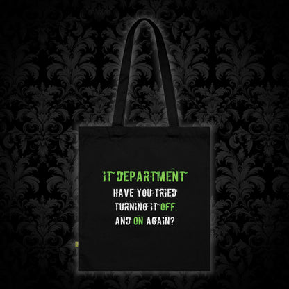 Tote Bag IT Support Green - Frogos Design