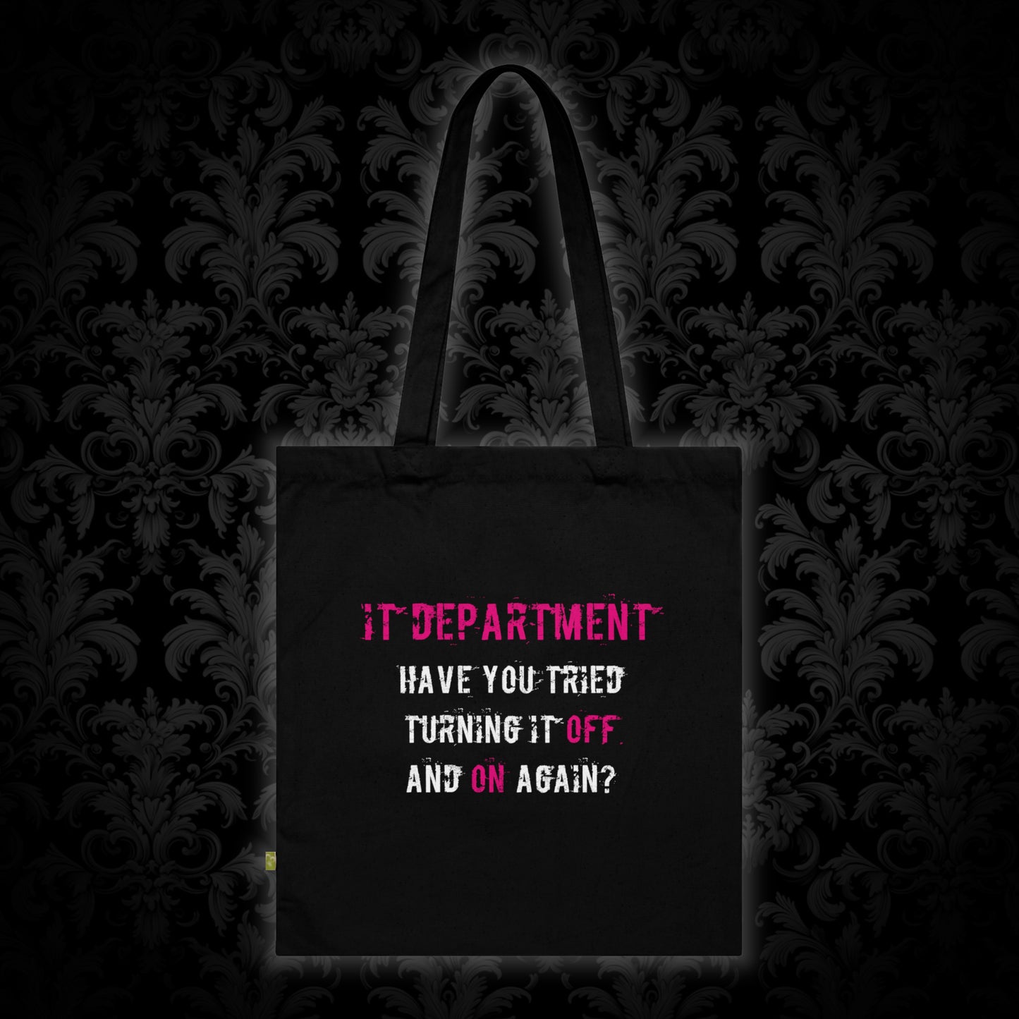 Tote Bag IT Support Pink - Frogos Design