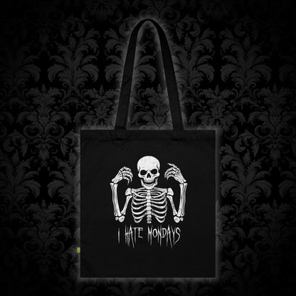 Tote Bag Skelly hates Mondays - Frogos Design