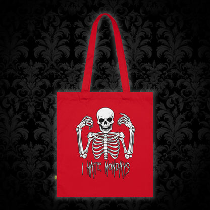 Tote Bag Skelly hates Mondays - Frogos Design