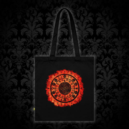 Tote Bag Witchcraft Seal Red - Frogos Design